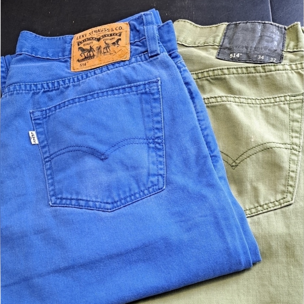 Levi's 514 Colored Jeans Bundle  32/32. For like a 32 waist